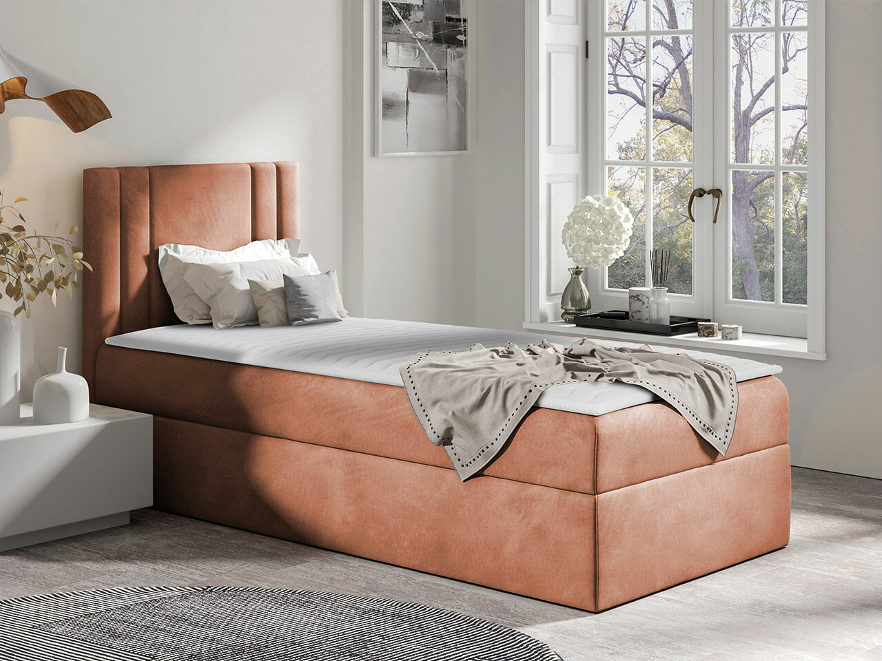 Boxspringbett Baltimore 179 (Kameleon 61)