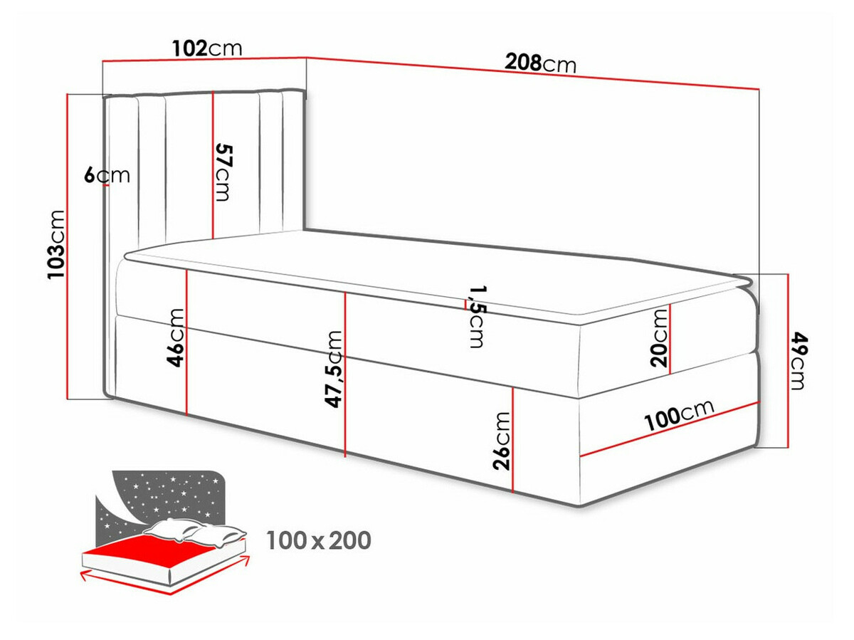 Boxspringbett Mel I (Soft 029)
