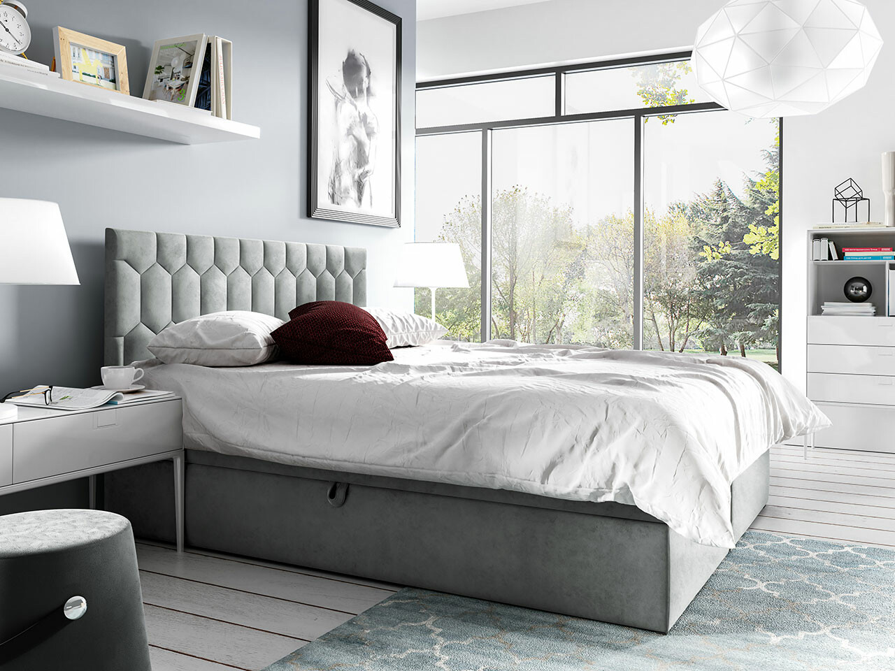 Boxspringbett Pons III (Fresh 33)