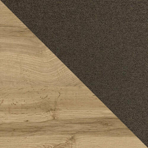 Boxspringbett Navis I (Wotan Eiche + Faro 5)