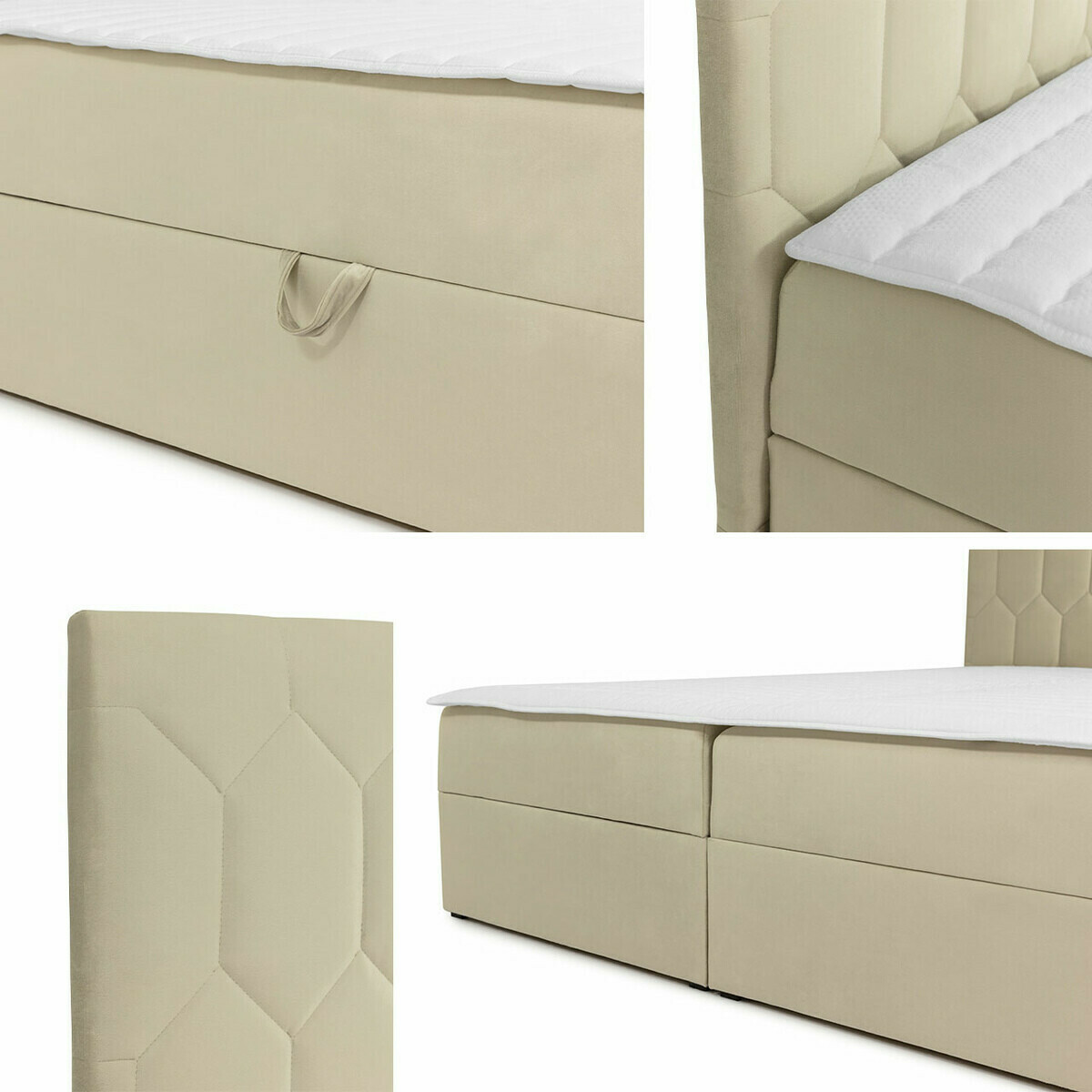 Boxspringbett Pons III (Fresh 33)