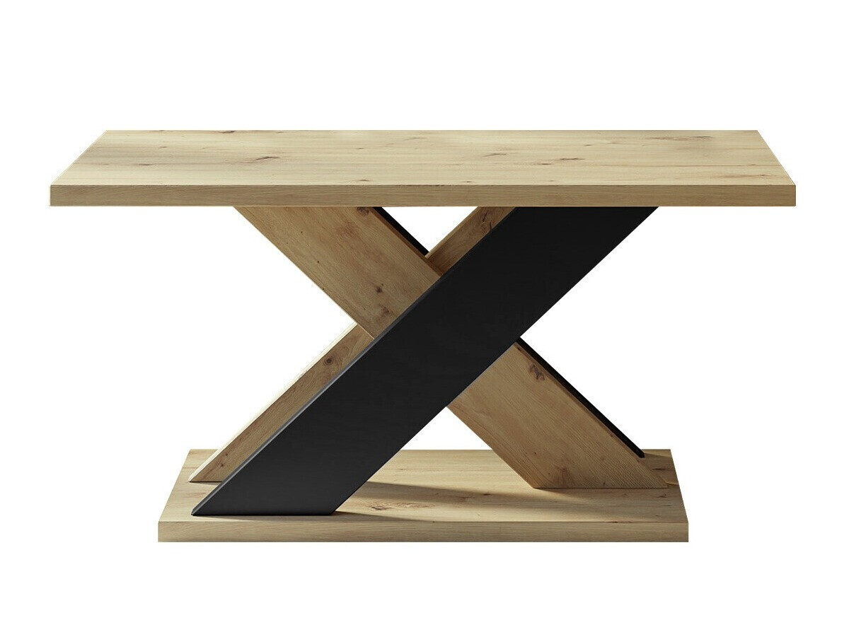 Couchtisch Goodyear 116 (Artisan Eichenholzoptik + Schwarz)