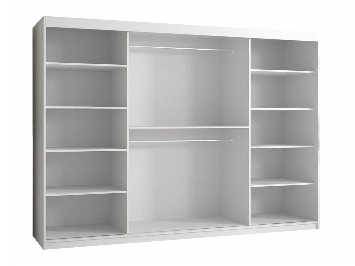 Kleiderschrank Anulio III (Weiß)