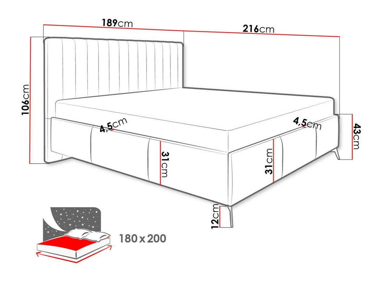 Bett ComfiDream Onana (Fresh 01)