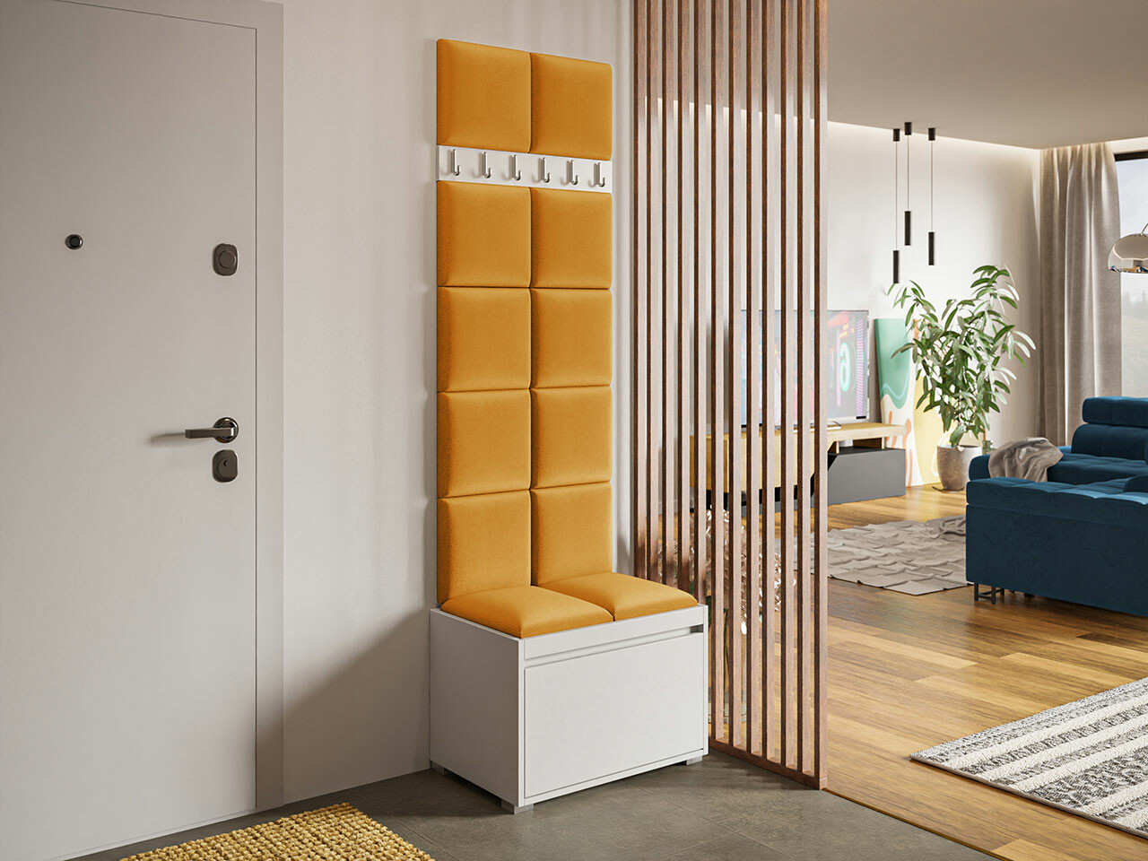 Flurgarnitur Comfivo Pinus VII (Weiß + Manila 32)