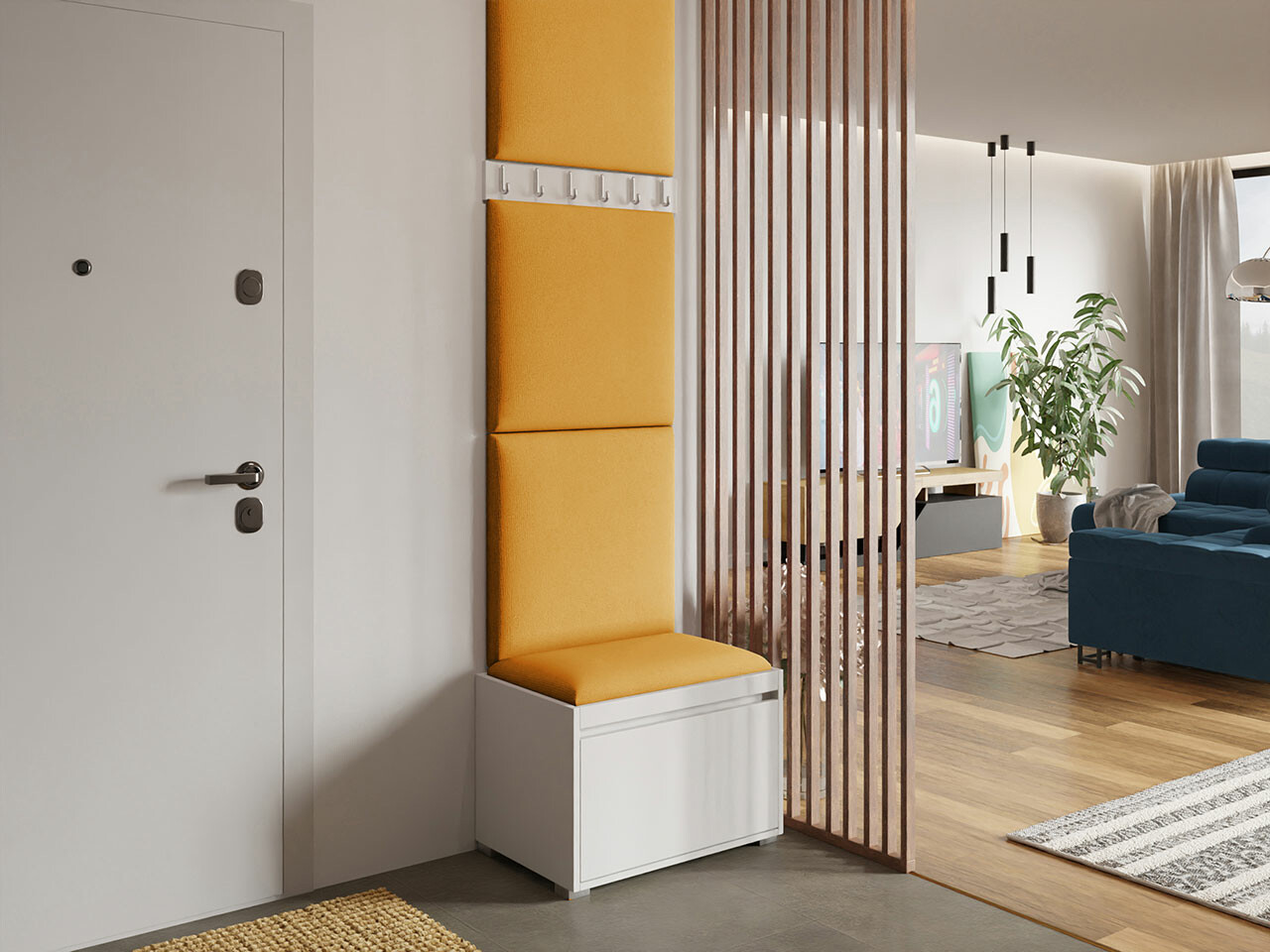 Flurgarnitur Comfivo Pinus IX (Weiß + Manila 32)