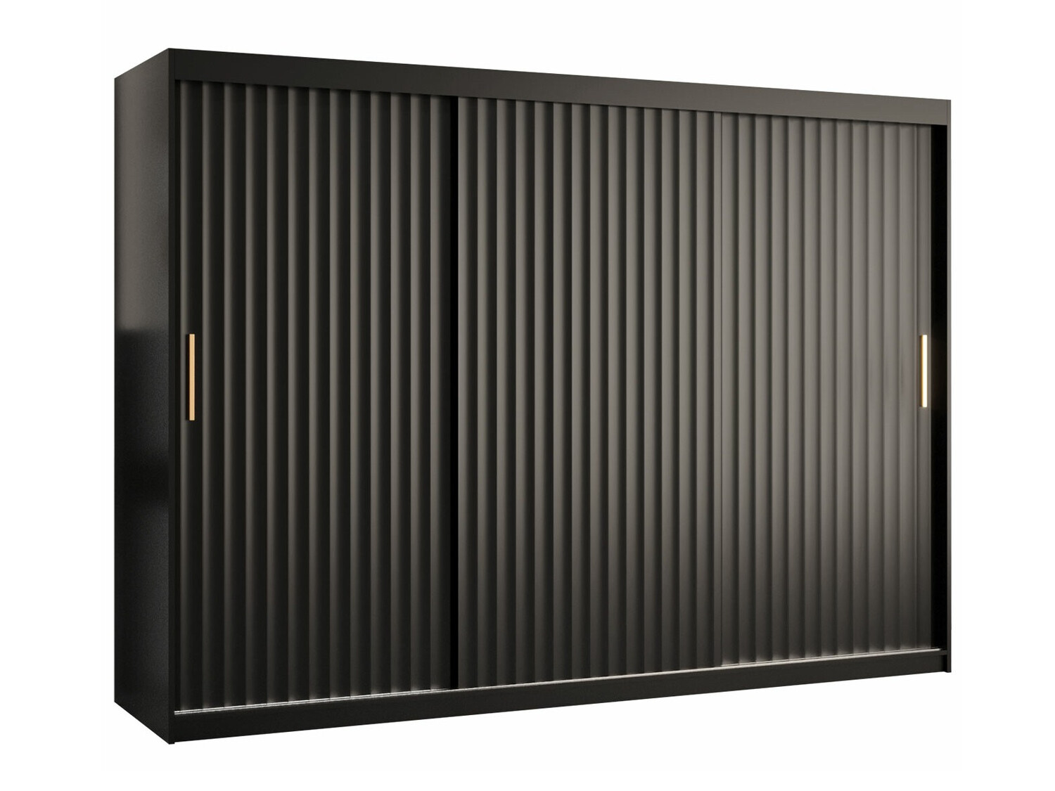 Kleiderschrank Hartford 336 (Schwarz)