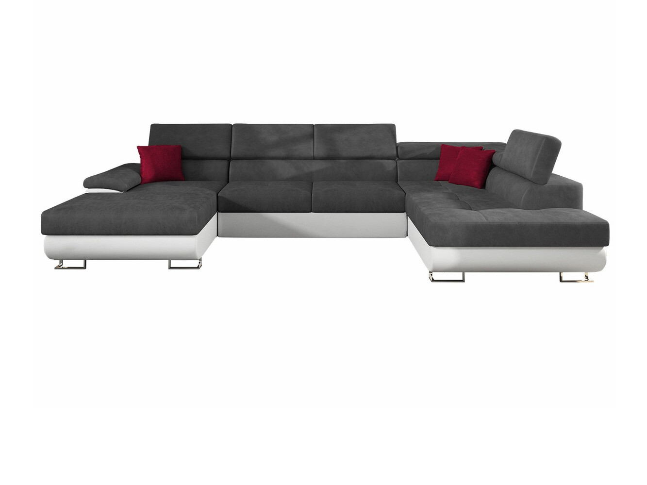 Ecksofa Comfivo Ruta IV (Soft 017 + Uttario Velvet 2971 + Kronos 02)