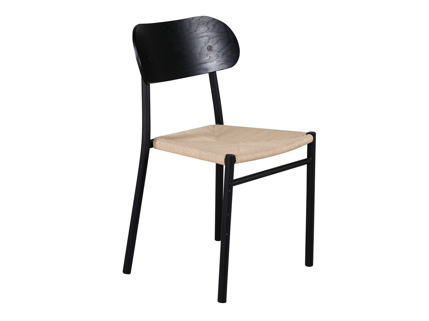 Stuhl Dallas 254 (Schwarz + Hellbraun)