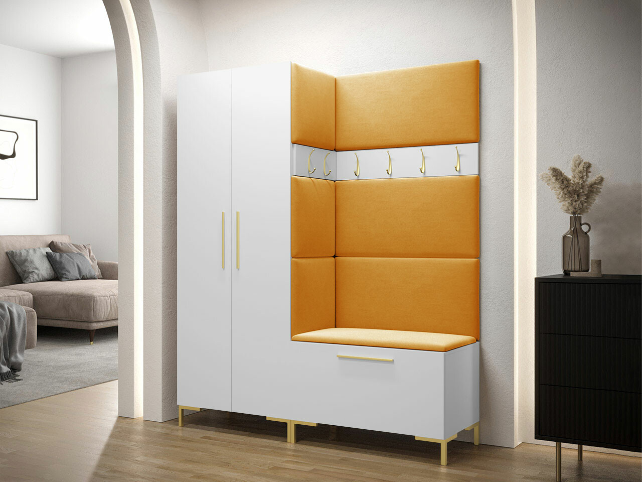 Flurgarnitur Tivsoa 100 (Weiß)