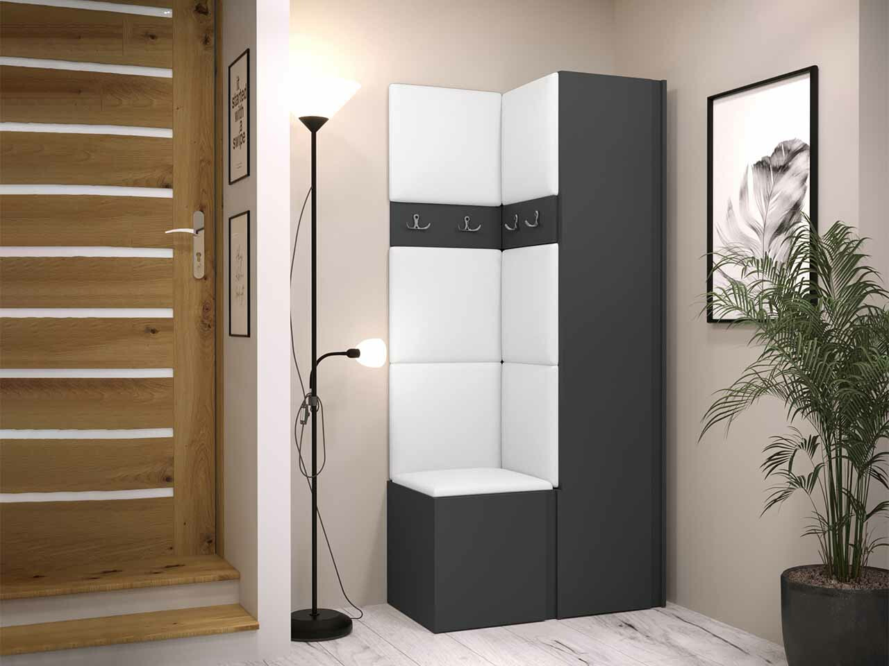 Flurgarnitur Hartford 348 (Graphit)