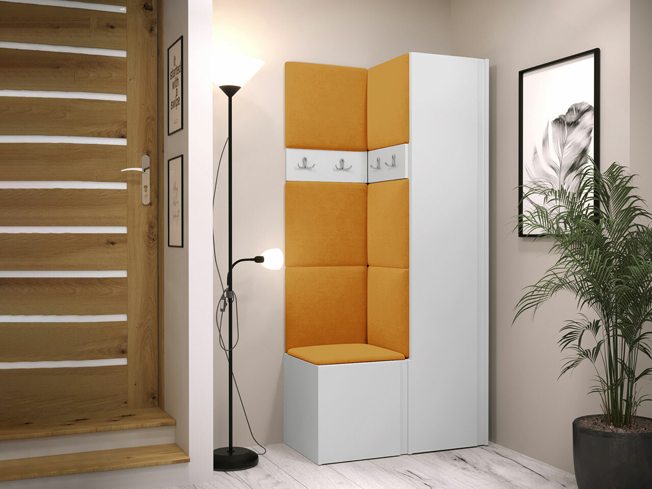 Flurgarnitur Hartford 348 (Weiß)