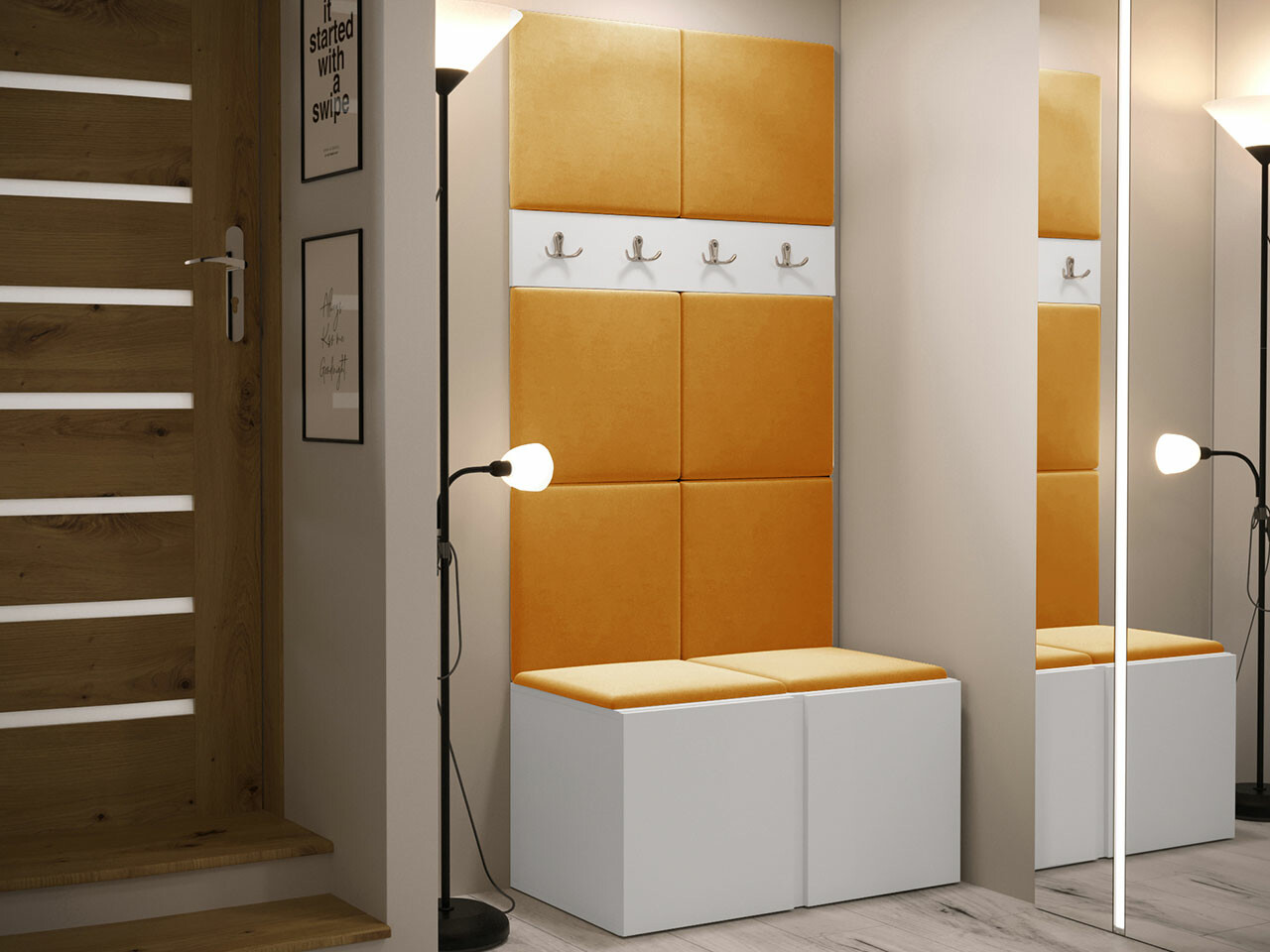 Flurgarnitur Hartford 267 (Weiß)