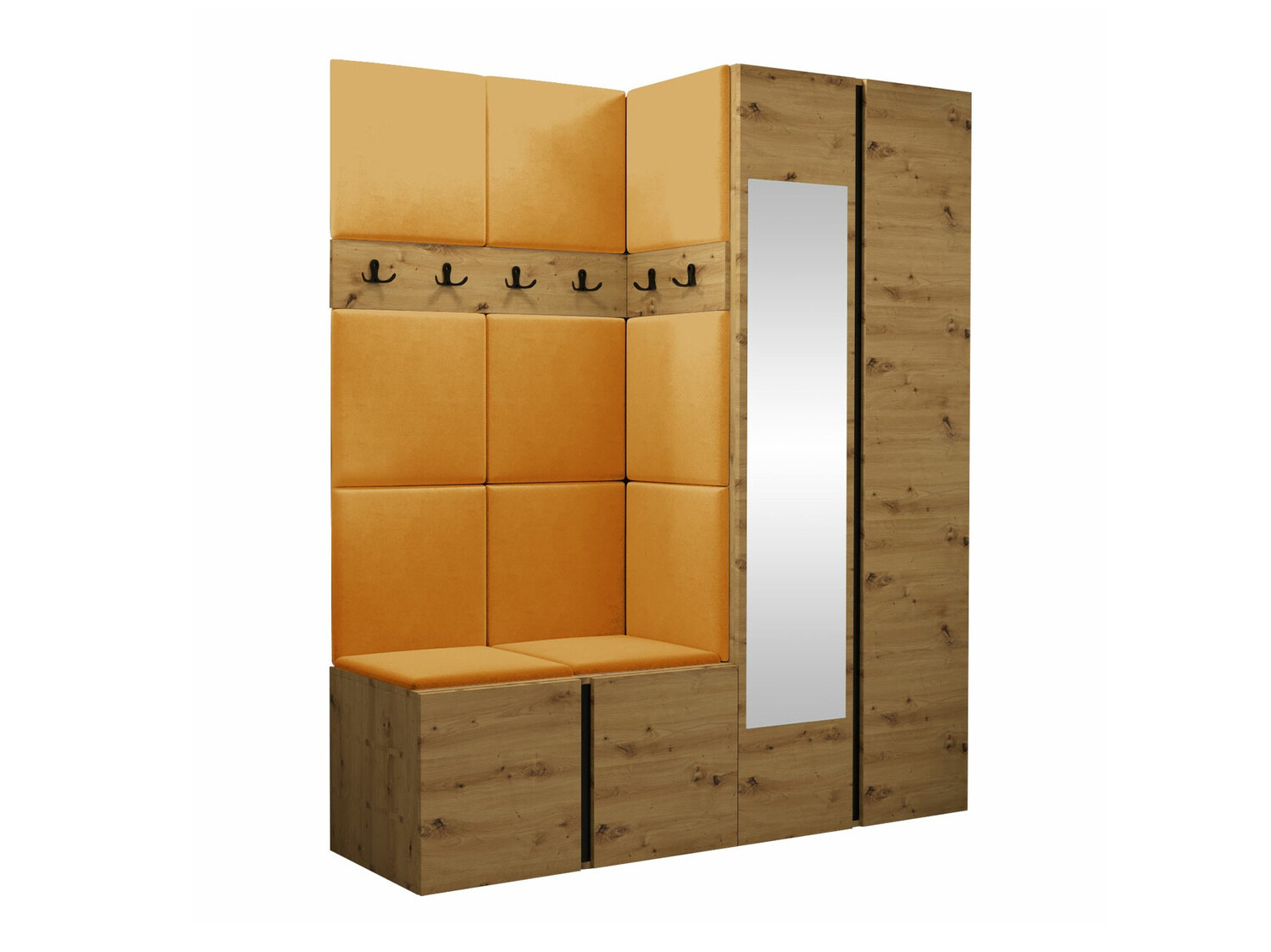 Flurgarnitur Hartford 278 (Artisan Eichenholzoptik)