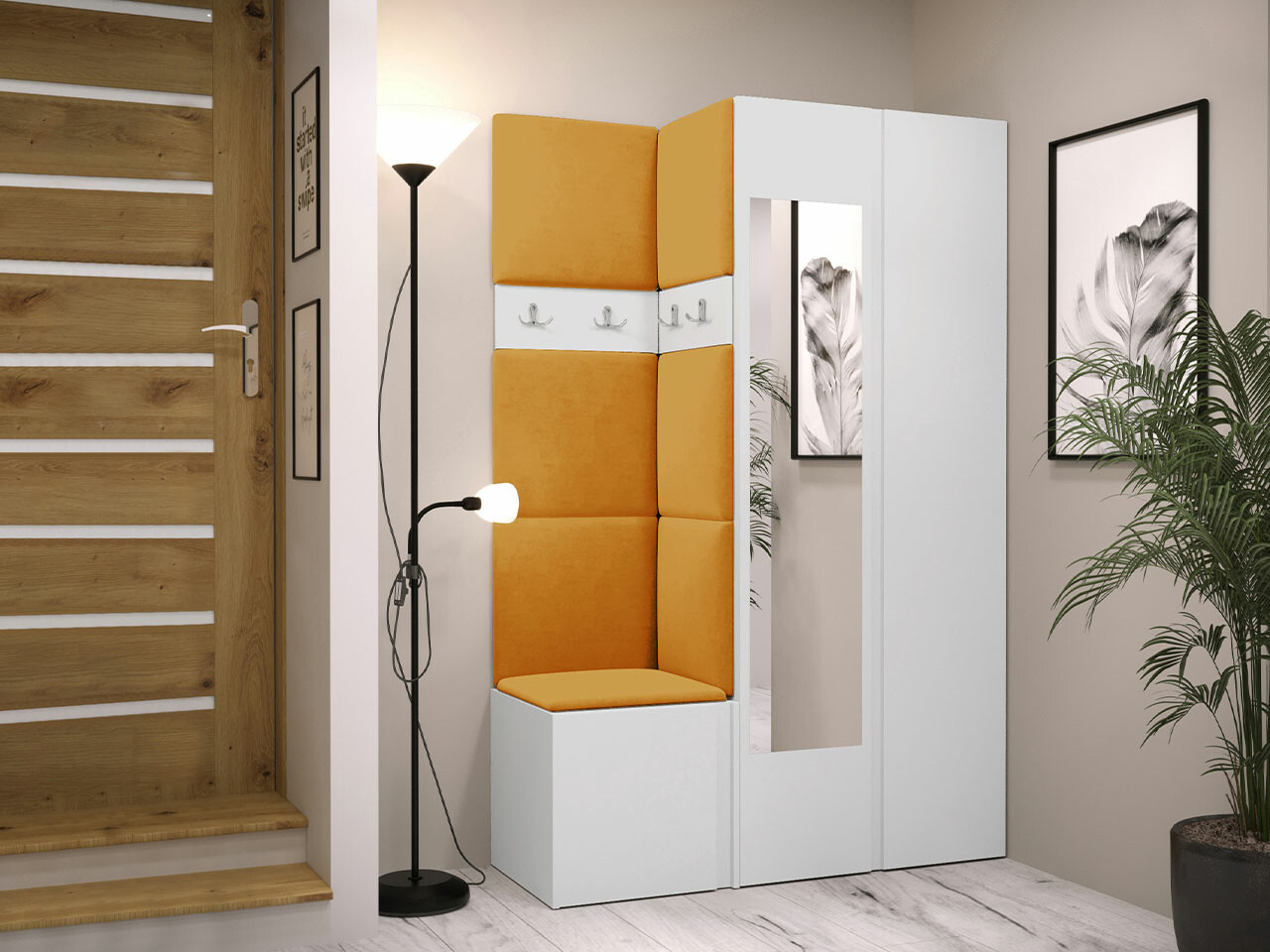 Flurgarnitur Hartford 350 (Weiß)