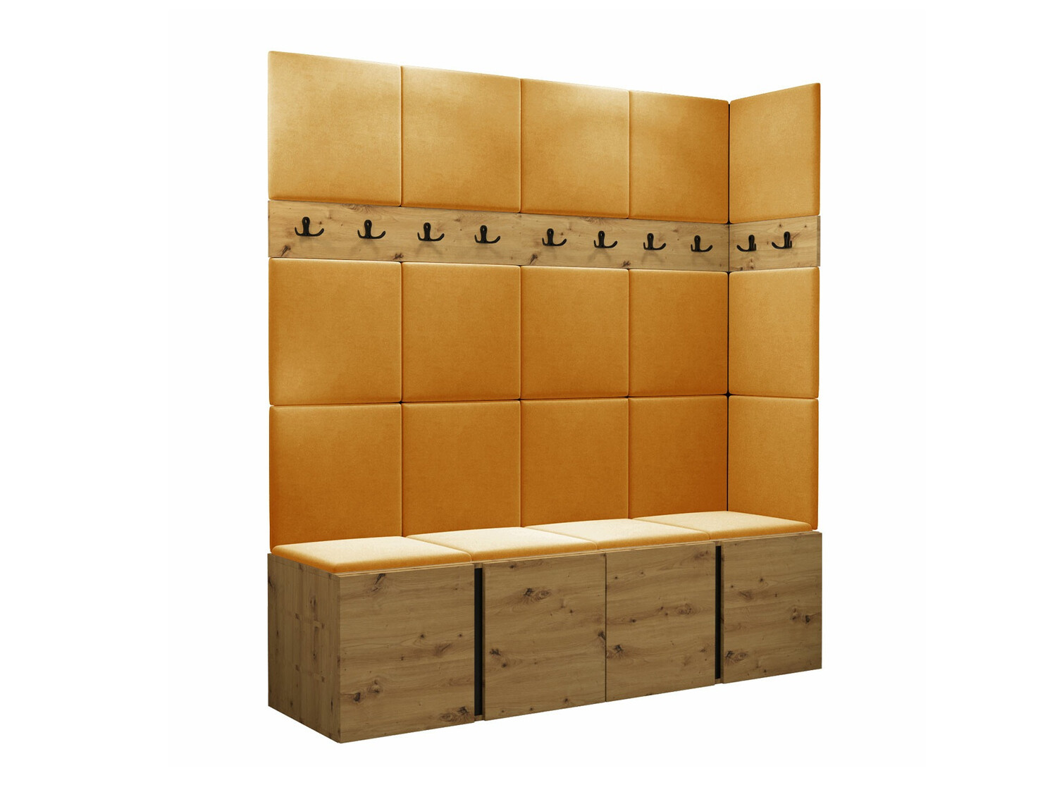 Flurgarnitur Pinis II (Artisan Eichenholzoptik)