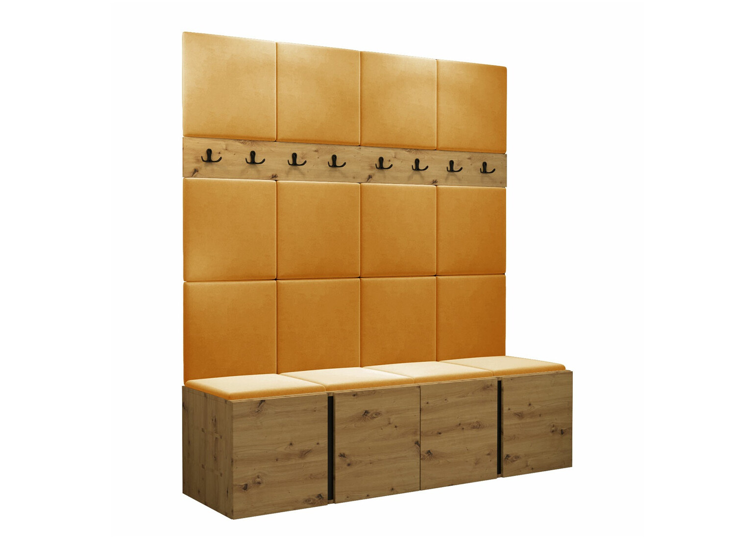 Flurgarnitur Pinis V (Artisan Eichenholzoptik)