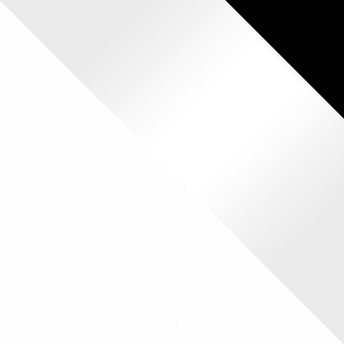 Hängeschrank Charlotte 100 (Weiß + Weiß glänzend + Schwarz)