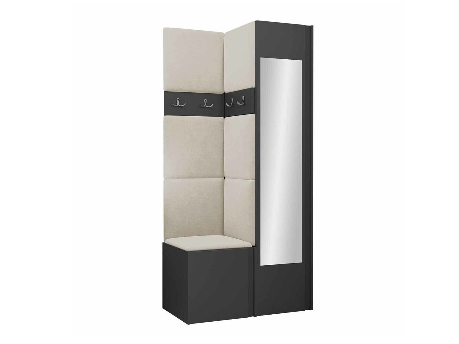 Flurgarnitur Pinis XXV (Graphit)