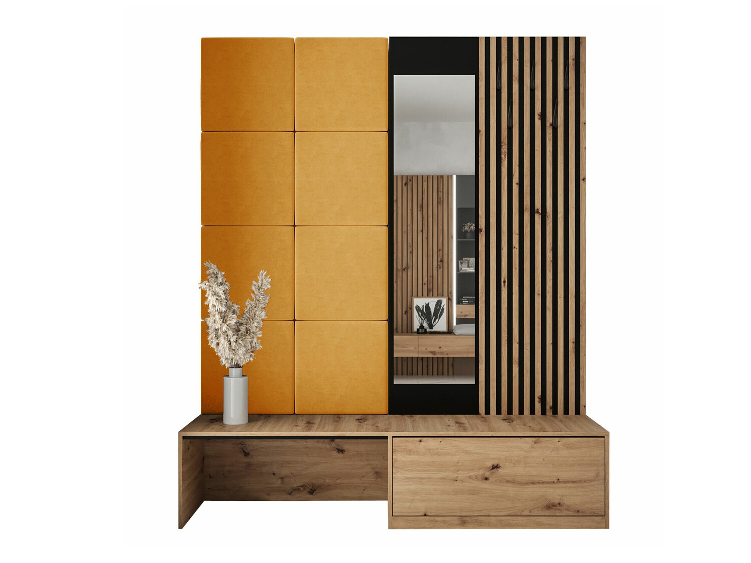 Flurgarnitur Fabor (Artisan Eichenholzoptik + Manila 32)