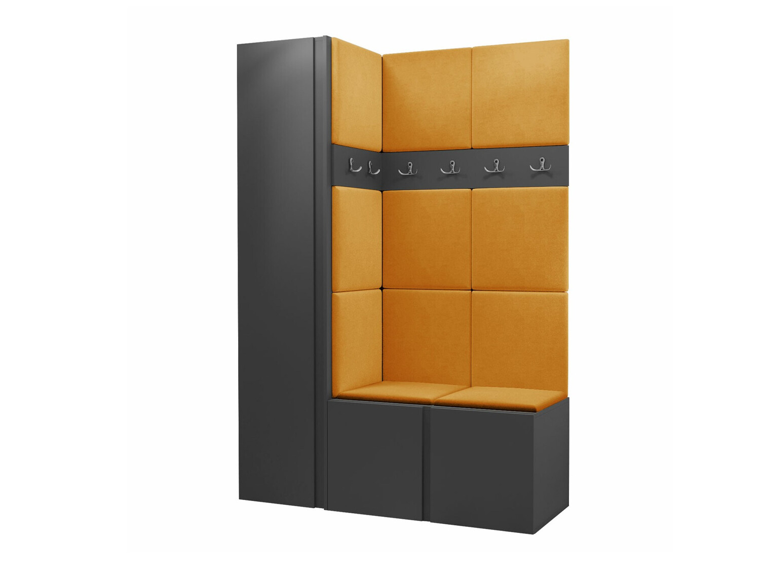 Flurgarnitur Pinis IX (Graphit)