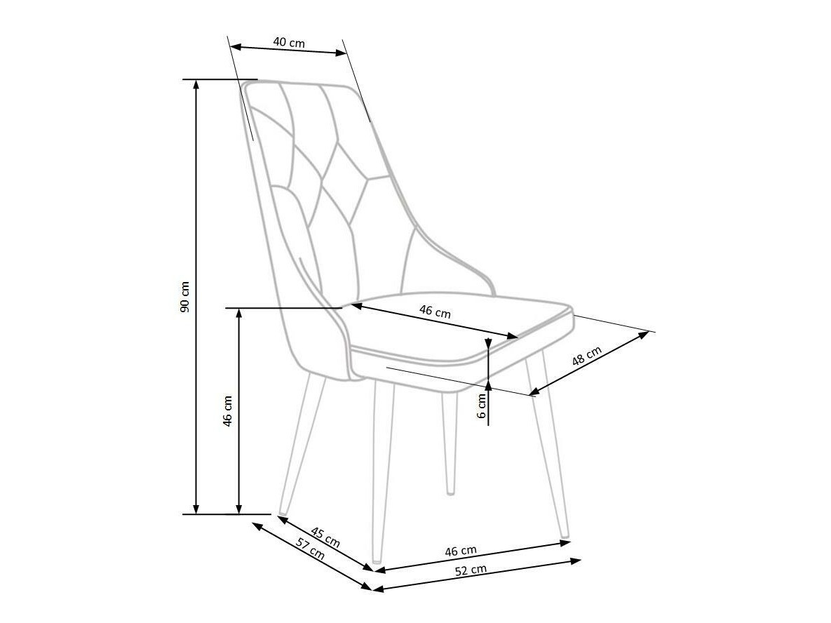 Stuhl Houston 873 (Dunkelgrün)