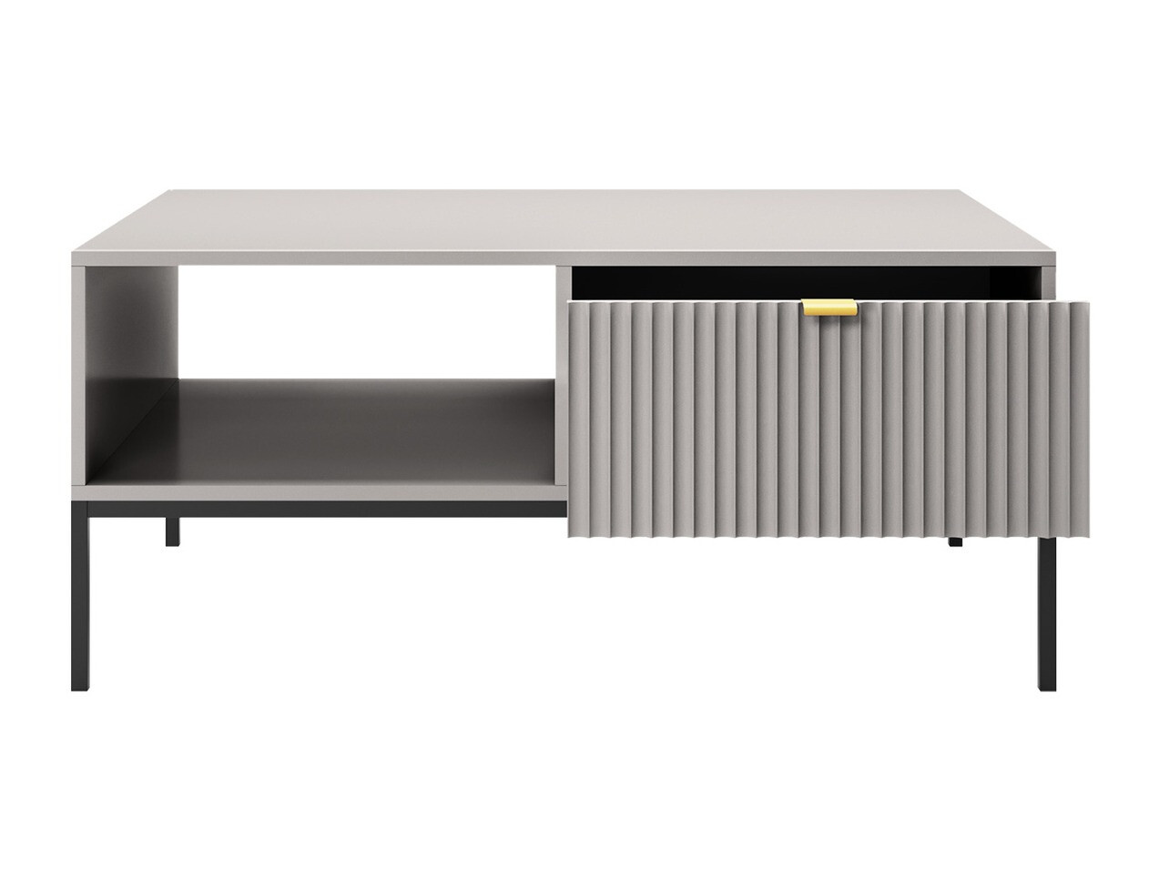 Wohnzimmer-Sets Lima L106 (Grau + Schwarz)