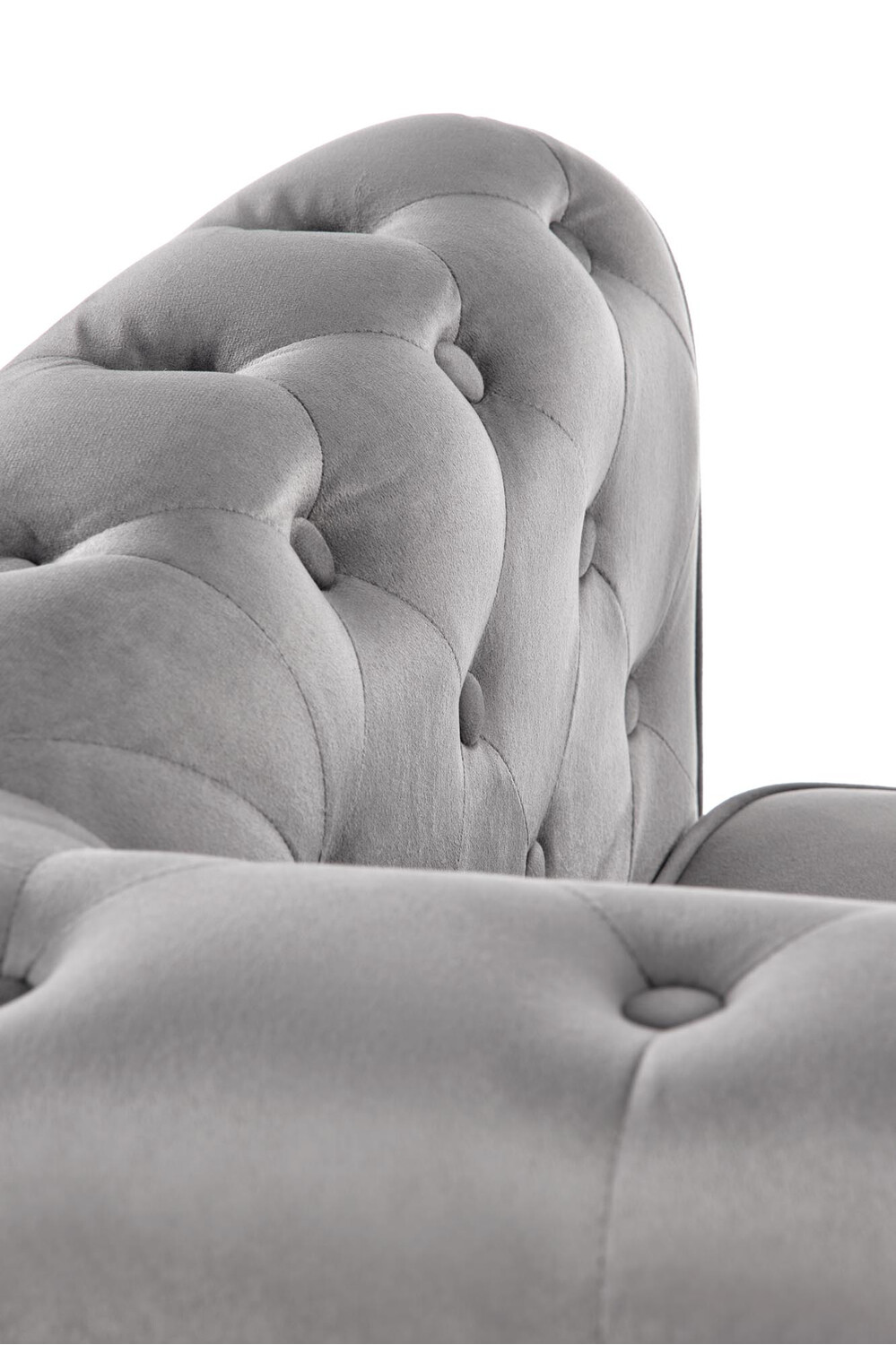 Chesterfield sessel Houston 1352 (Grau)