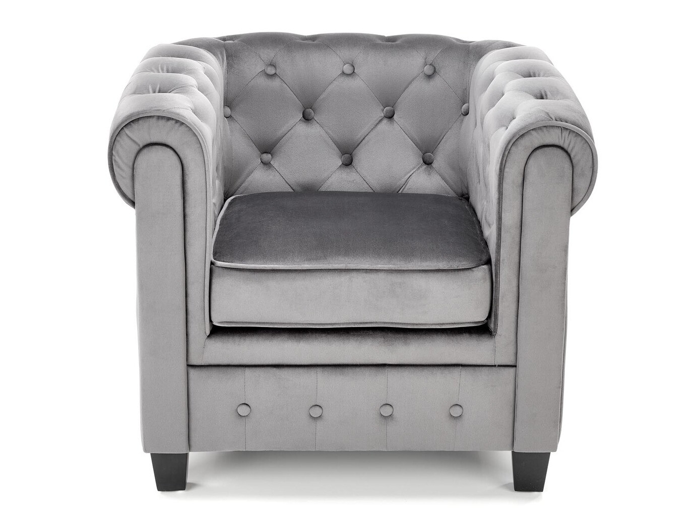 Chesterfield sessel Houston 1352 (Grau)