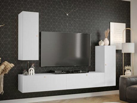 Wohnzimmer-Sets Elblaru 107 (Weiß)