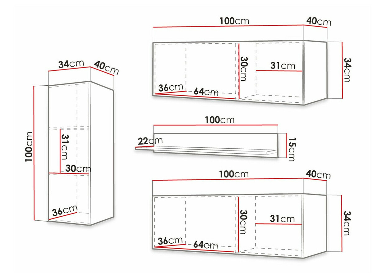 Wohnzimmer-Sets Ferfere 112 (Weiß)