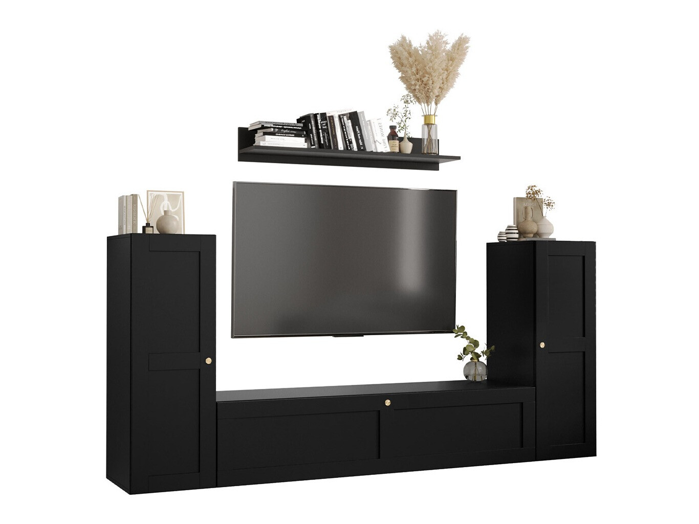 Wohnzimmer-Sets Ferfere 116 (Schwarz)