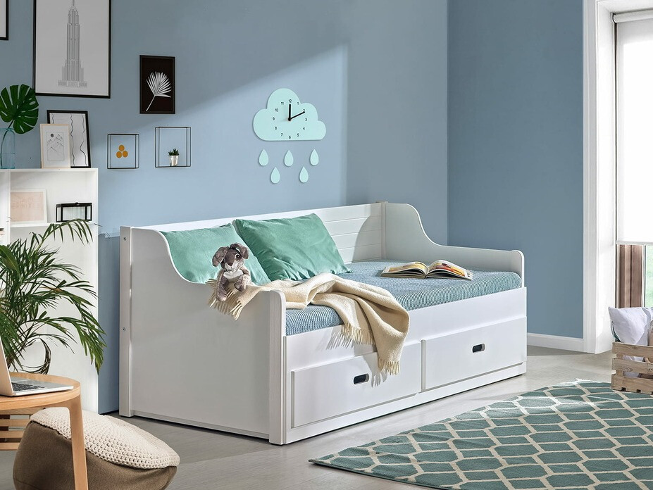 Bett Ogden 164 (Weiß)