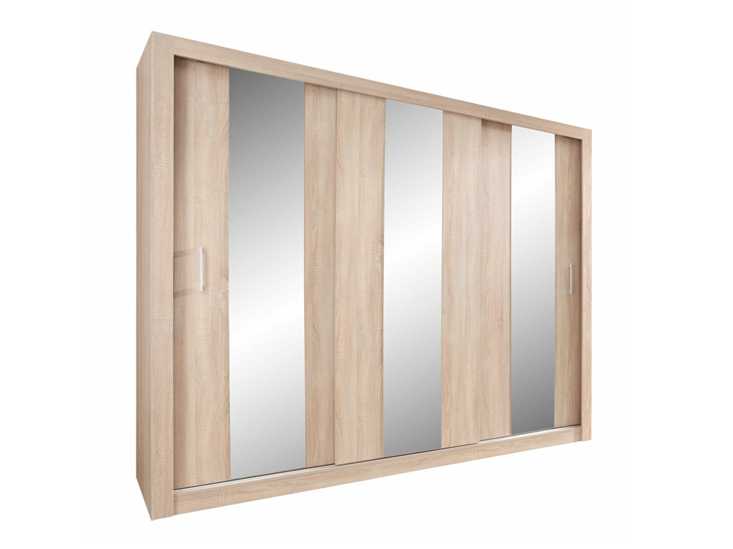 Kleiderschrank Omaha 130 (Sonoma Eichenholzoptik)