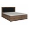 Bett Dunfelu 110 (Monastery Eichenholzoptik + Eichenholzoptik schwarz)