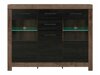 Kommoden Dunfelu 108 (Monastery Eichenholzoptik + Eichenholzoptik schwarz)