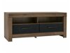 TV-Möbel Dunfelu 104 (Monastery Eichenholzoptik + Eichenholzoptik schwarz)