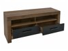 TV-Möbel Dunfelu 104 (Monastery Eichenholzoptik + Eichenholzoptik schwarz)