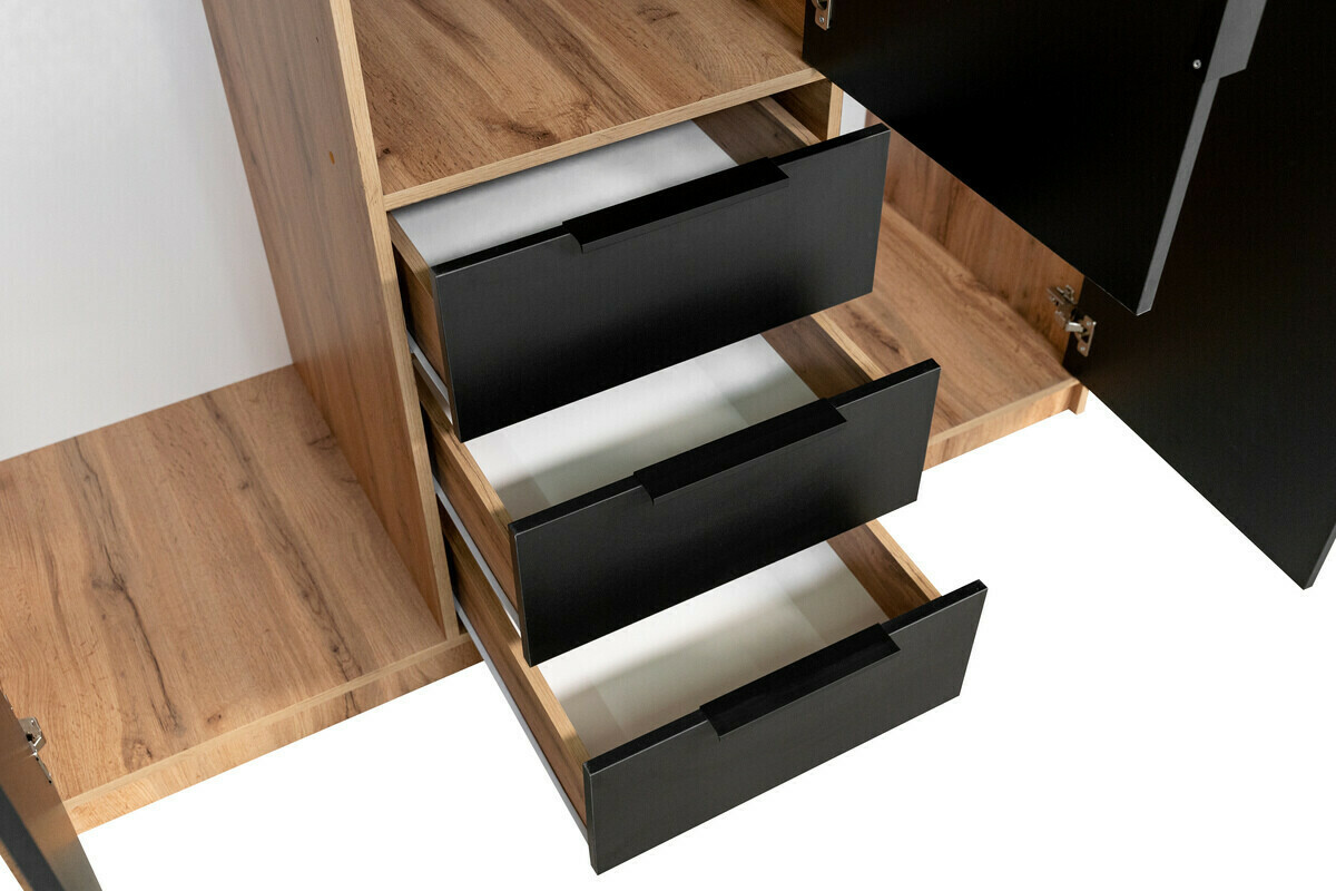 Kleiderschrank Collis IV (Wotan Eiche)