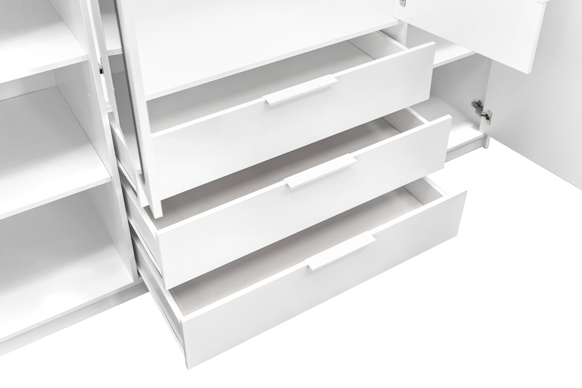 Kleiderschrank Collis V (Weiß)