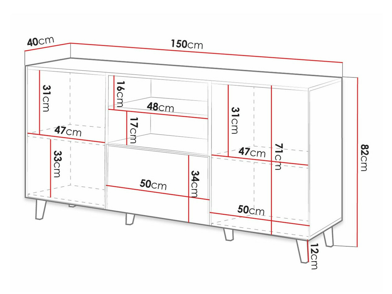 Kommoden Comes (Wotan Eiche)