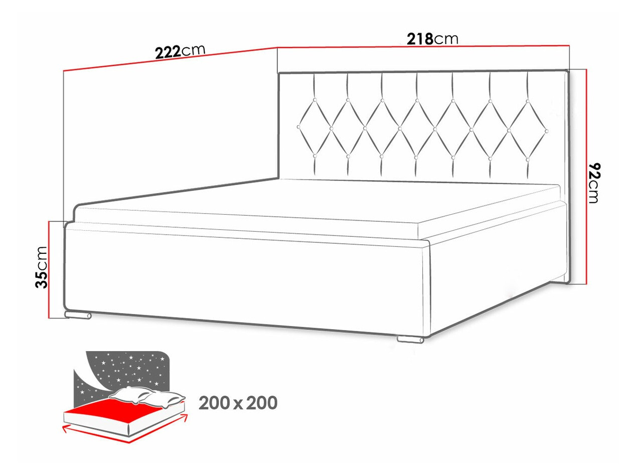 Bett Baltimore 160 (Mikrofaza 05)