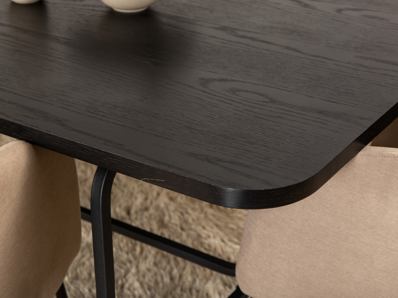 Essgruppe Dallas 2794 (Beige + Schwarz)