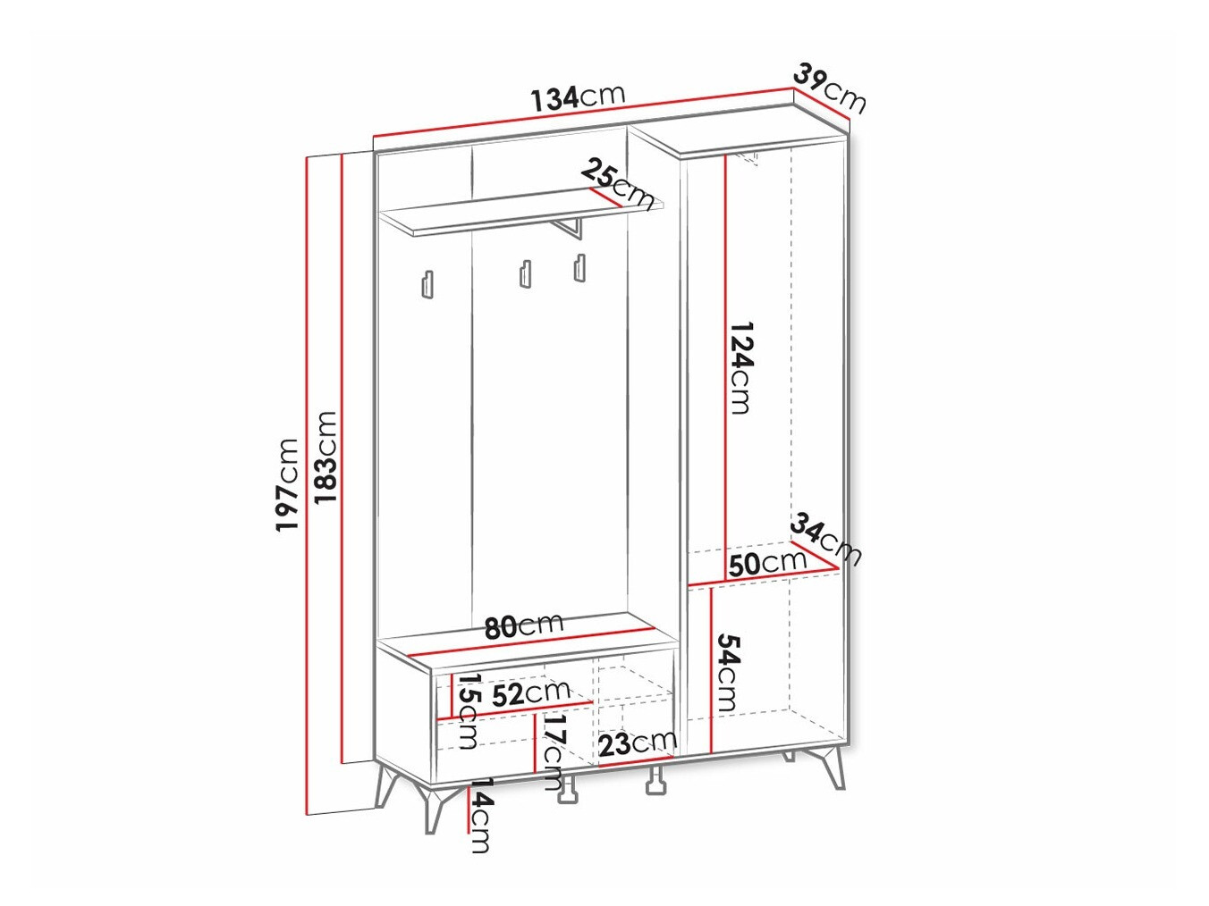 Flurgarnitur Alelmo 110