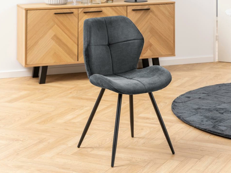 Stuhl Norsica 637 (Schwarz + Anthrazit)