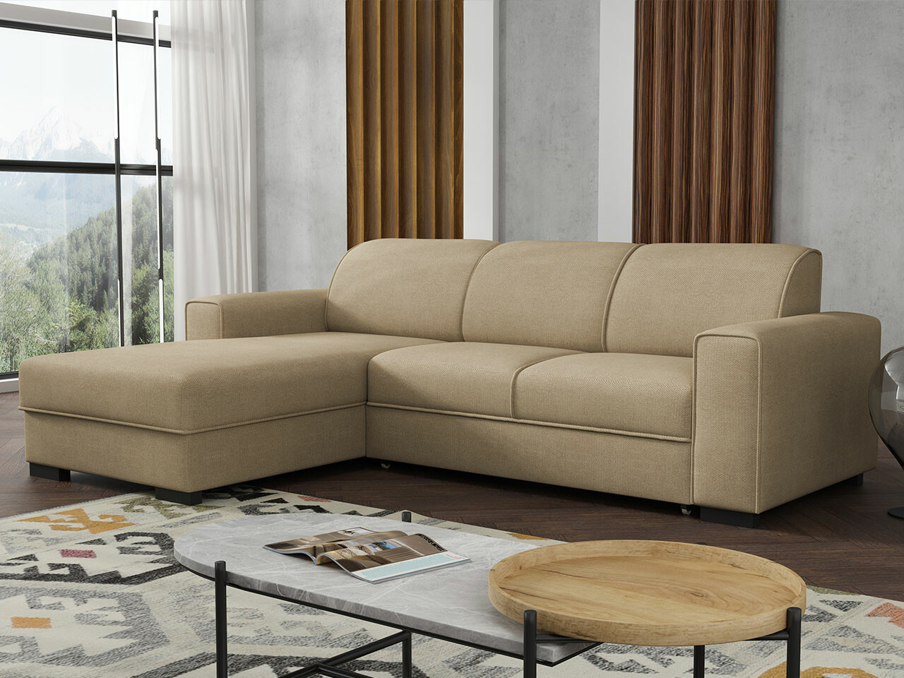 Ecksofa Columbus 186 (Crown 2)