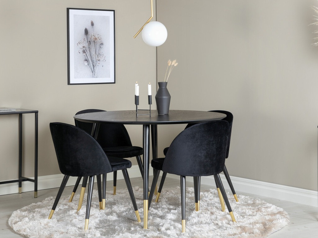 Essgruppe Dallas 3331 (Schwarz)