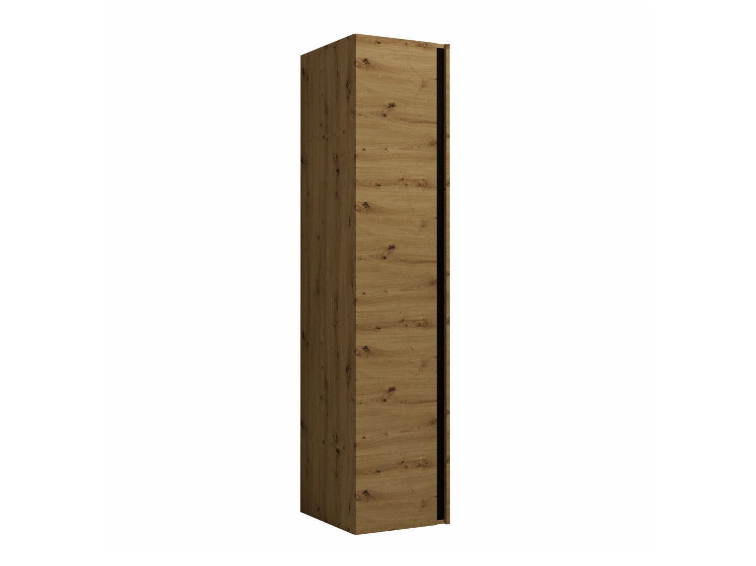 Kleiderschrank Pinis II (Artisan Eichenholzoptik + Schwarz)