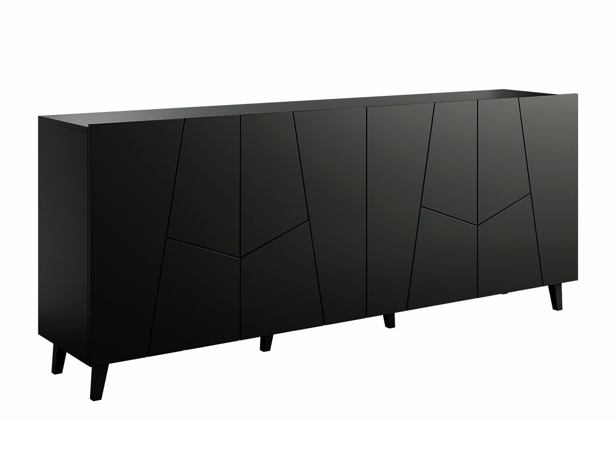 Sideboard Charlotte 180 (Schwarz)
