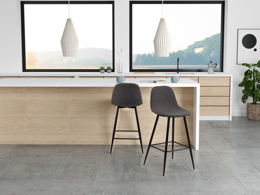 Barstuhl Norsica 175 (Dunkelgrau)